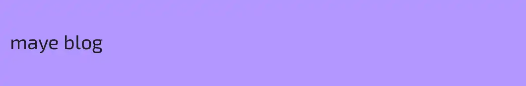 maye blog